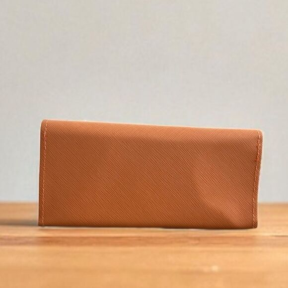 Tory Burch Glasses Case Orange and Gold - Picture 8 of 8